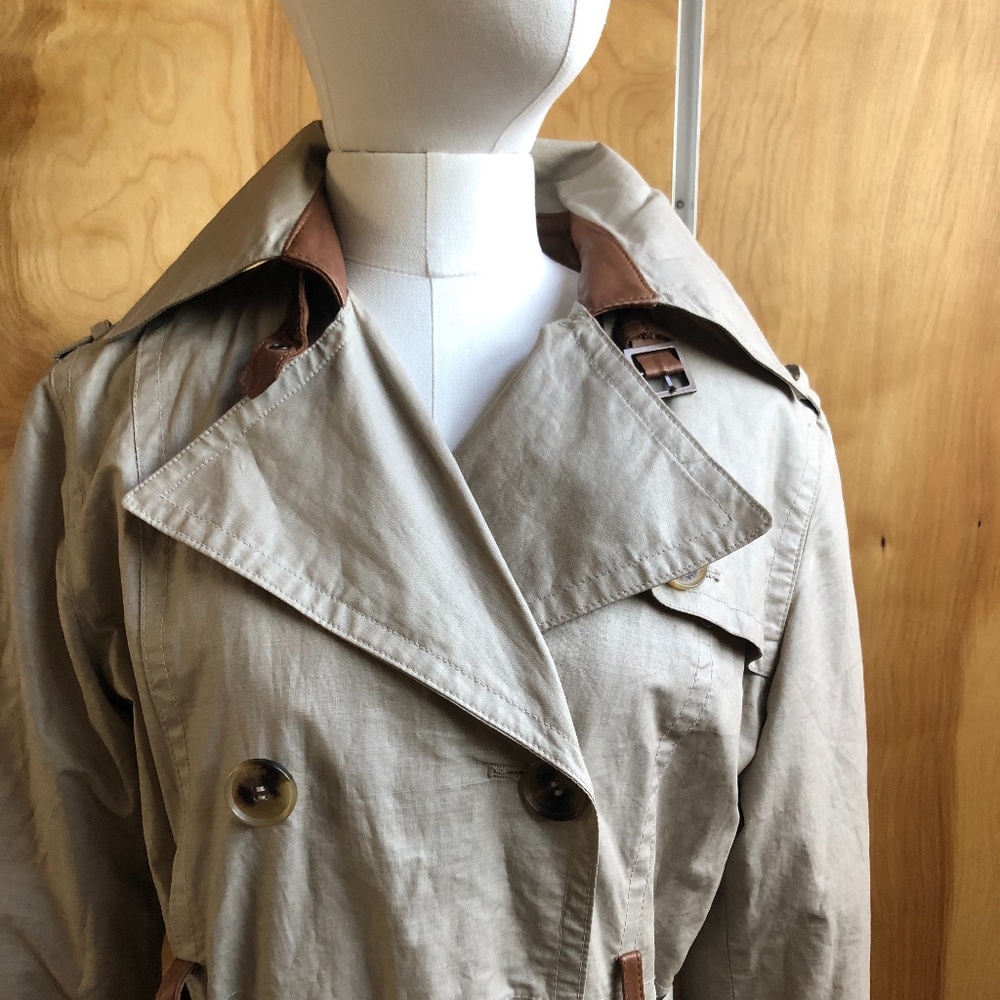 Andrew Marc[ Marc New York] cotton/linen Trench M